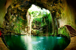 Caves With A Waterfall