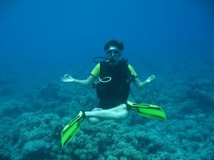 Underwater Scuba Yoga