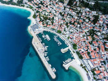 Croatia aerial view