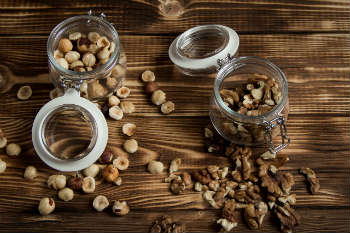 Nuts walnuts hazel