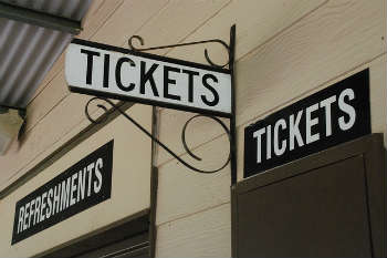 Tickets sign
